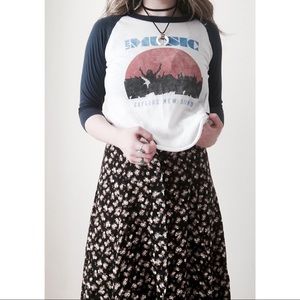 Project Social T Oversize Graphic Raglan Tee Shirt